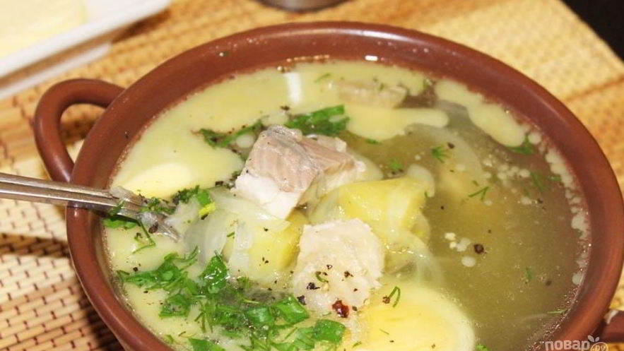 Рецепт солянки из осетра