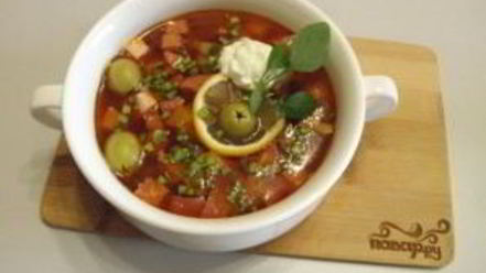 Рецепт солянки классической