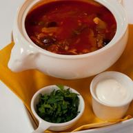 Рецепт Солянки мясной с каперсами