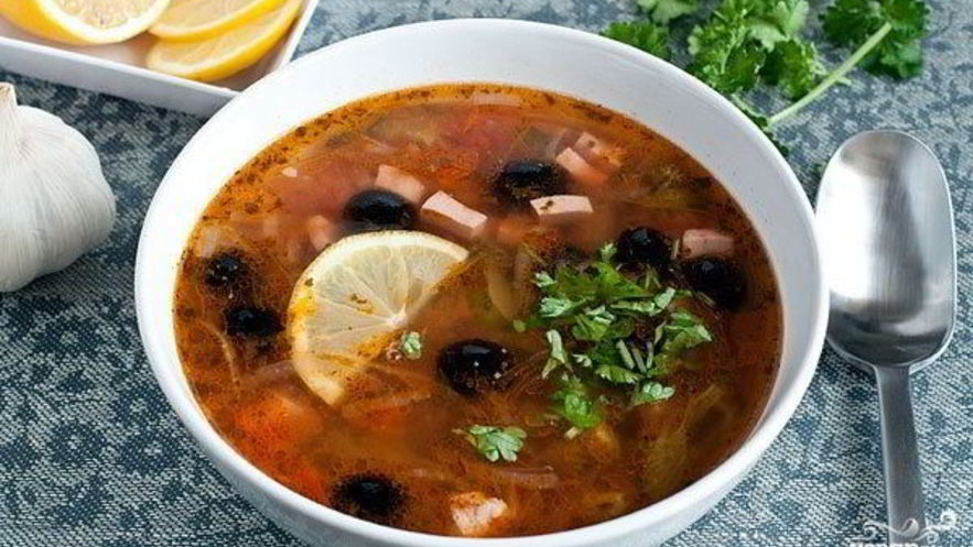 Рецепт солянки по-домашнему с колбасой