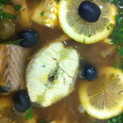 Рецепт Солянки рыбной сборной с каперсами