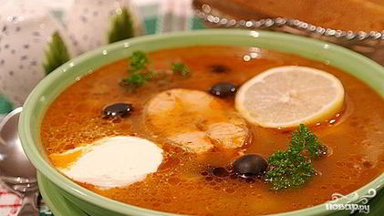 Рецепт Солянки рыбной в мультиварке