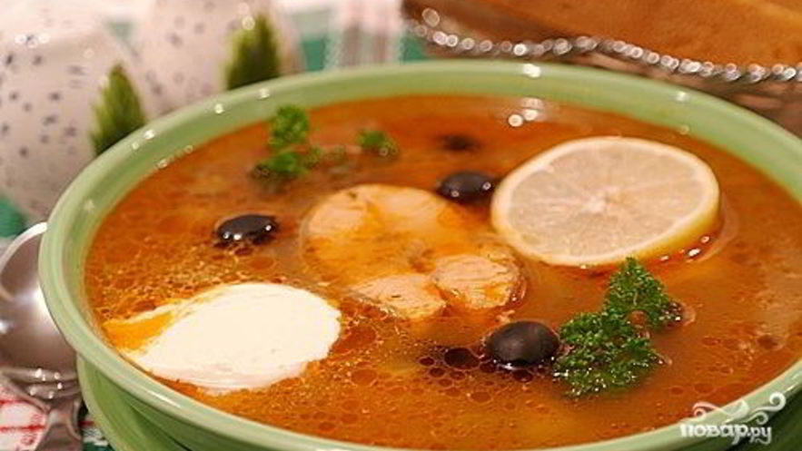 Рецепт солянки рыбной в мультиварке