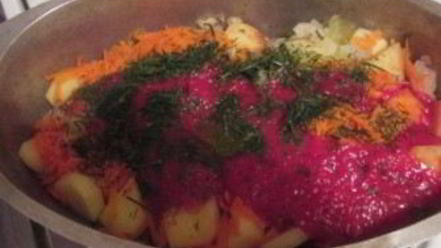 Рецепт солянки с грибами и курицей