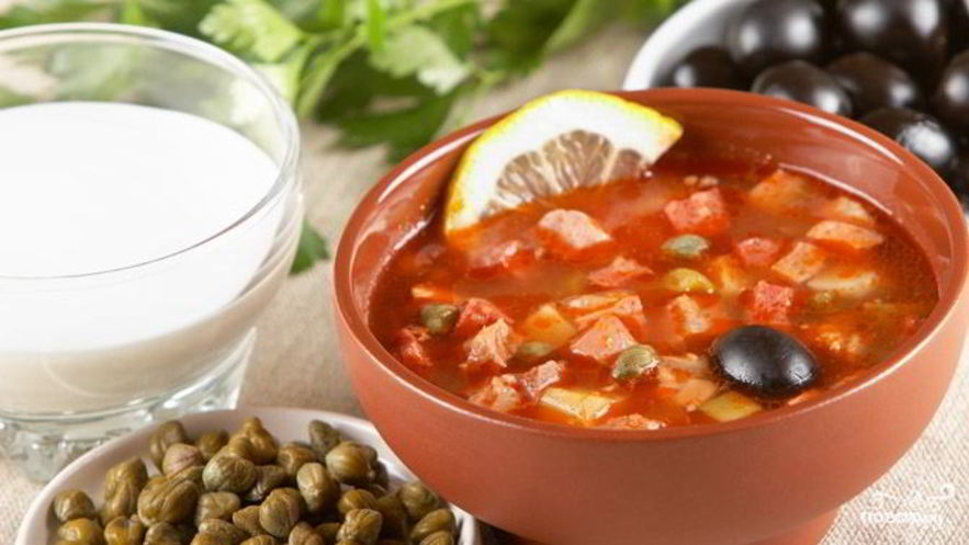 Рецепт солянки с картошкой в мультиварке