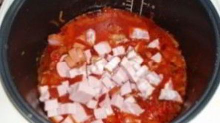 Рецепт солянки с картошкой в мультиварке