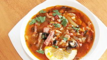 Рецепт Солянки с колбасой