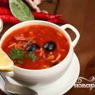 Рецепт Солянки с копченой колбасой