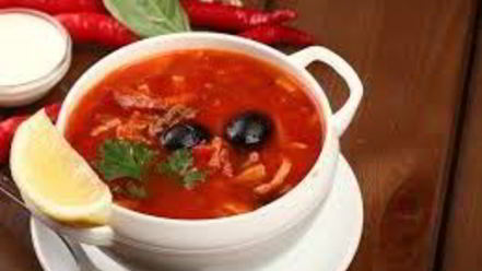 Рецепт солянки с копченой колбасой