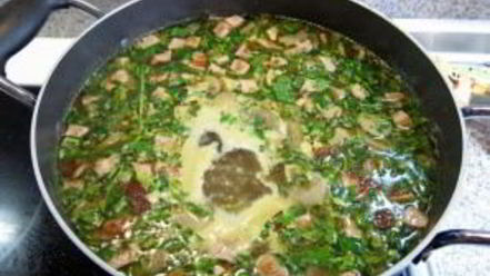 Рецепт солянки с маслинами