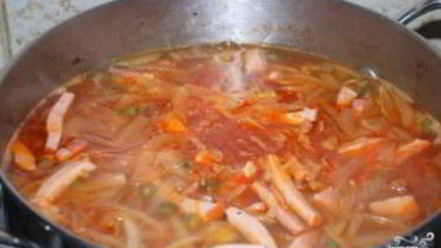 Рецепт солянки с оливками