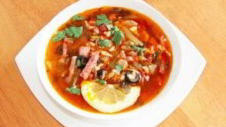 Рецепт солянки с томатной пастой