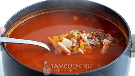 Рецепт солянки сборной мясной с картошкой