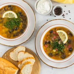 Рецепт Солянки сборной мясной