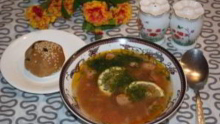 Рецепт солянки сборной с колбасой