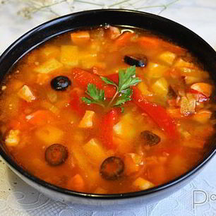 Рецепт Солянки со сладким перцем