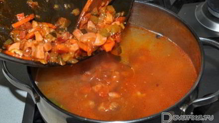 Рецепт солянки со сладким перцем