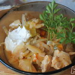 Рецепт Солянки — тушеной капусты с мясом