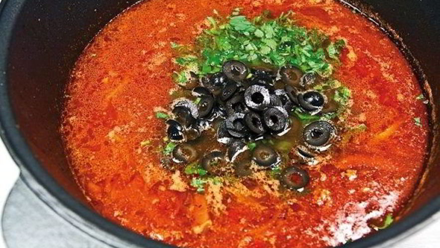 Рецепт солянки в казане