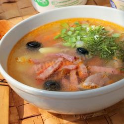 Рецепт Солянки в мультиварке с картошкой