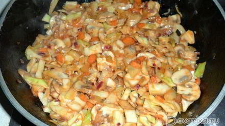 Рецепт супа-солянки с грибами и капустой