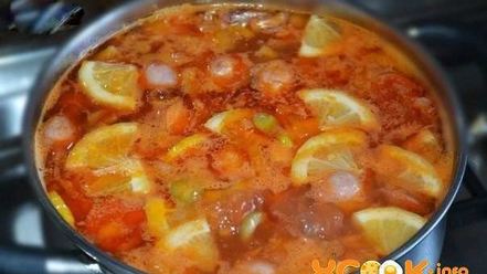 Рецепт супа солянка с сосисками