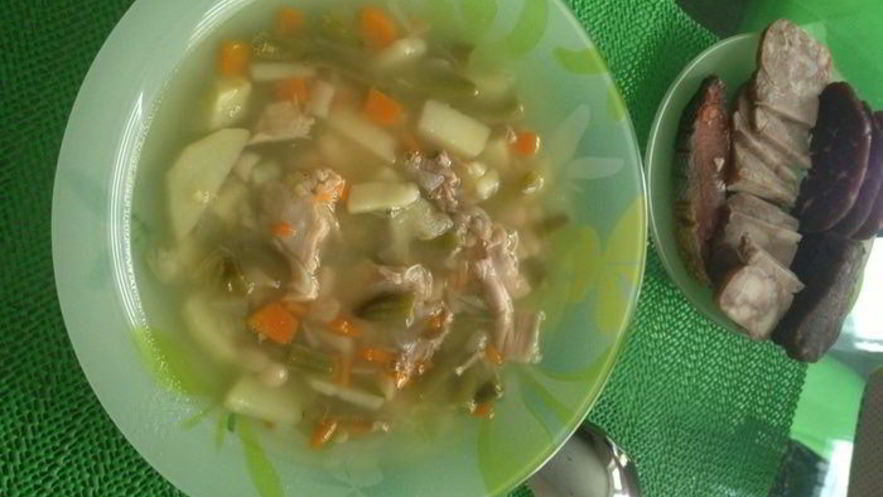 Рецепт супа две фасольки