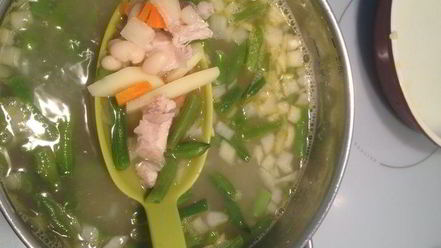 Рецепт супа две фасольки