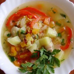 Рецепт Супа из чечевицы с копченостями