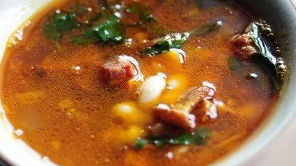 Рецепт Супа из лисичек с фасолью