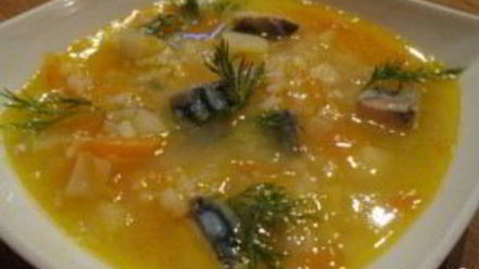 Рецепт супа из морского коктейля