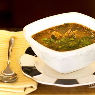 Рецепт Грузинского пряного супа Харчо