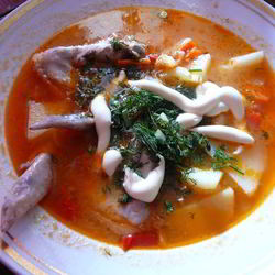 Рецепт Харчо из куриных крылышек