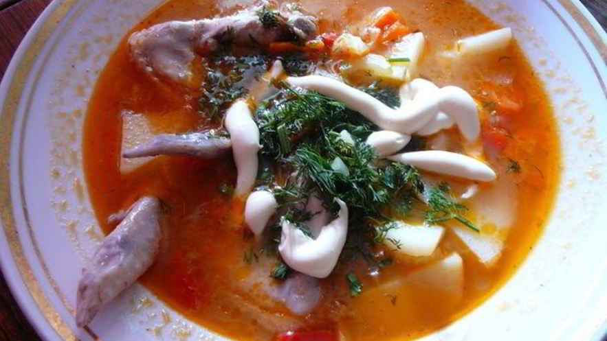 Рецепт харчо из куриных крылышек