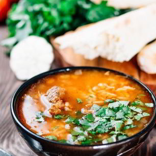 Рецепт Харчо с кинзой и лимонным соком