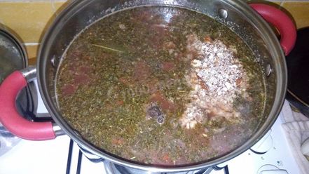 Рецепт харчо с орехами и черносливом