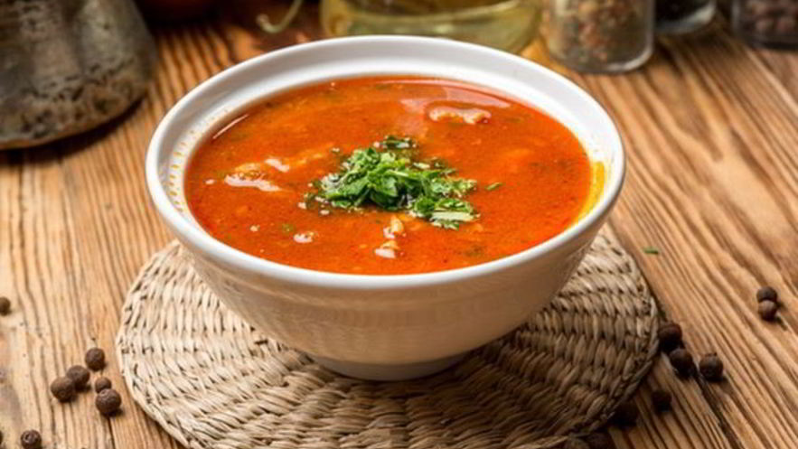 Рецепт куриного супа харчо с картошкой и рисом