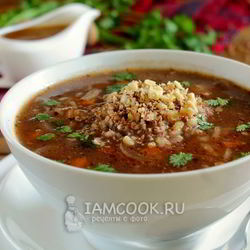 Рецепт Постного супа харчо