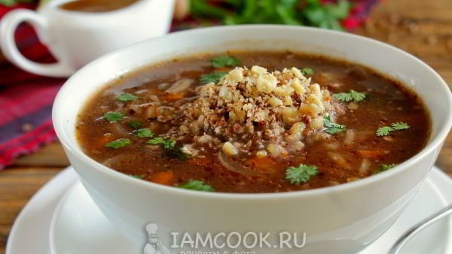 Рецепт постного супа харчо