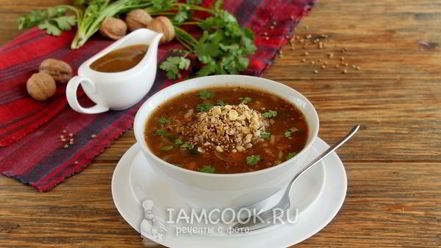 Рецепт постного супа харчо