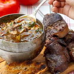 Рецепт Шашлыка из барашка и походный харчо