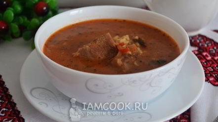 Рецепт супа харчо из баранины