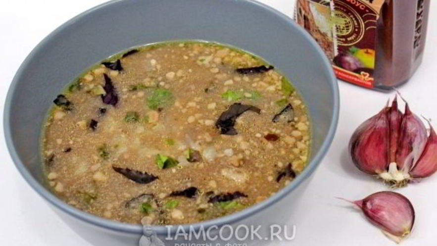 Рецепт супа харчо из говядины в мультиварке