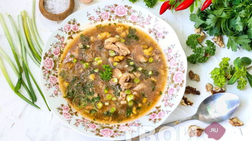 Рецепт супа харчо из курицы