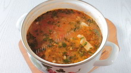 Рецепт супа харчо из свинины