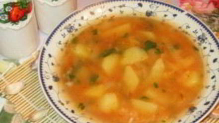 Рецепт супа харчо постный