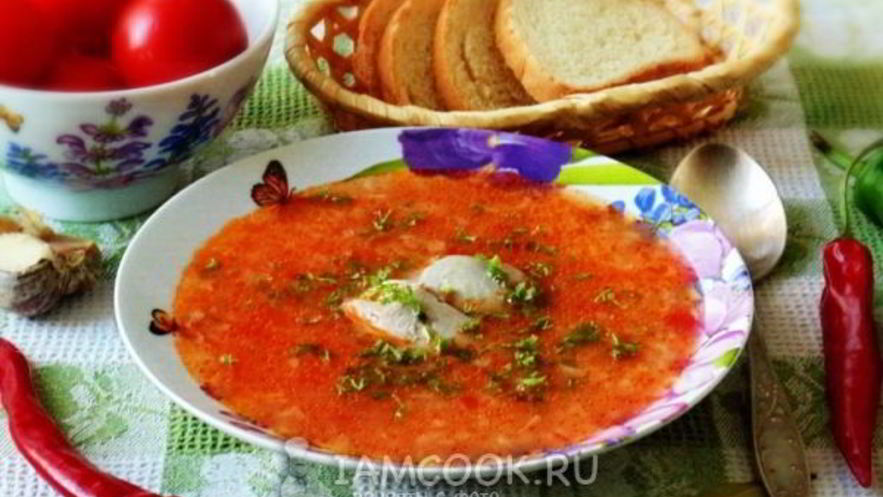 Рецепт супа харчо с индейкой