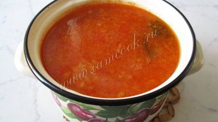 Рецепт супа харчо с индейкой