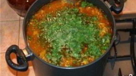 Рецепт супа харчо с картошкой