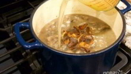 Рецепт грибного супа-пюре на сливках